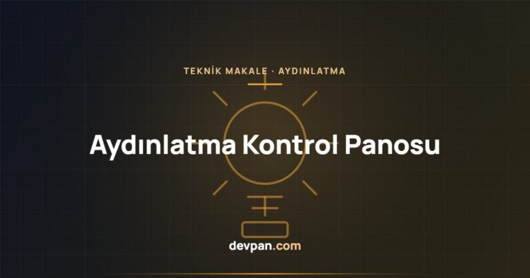 Aydınlatma Kontrol Panosu: Kontaktör, Astronomik Zaman Rölesi ve DALI