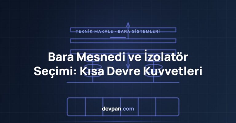 Bara Mesnedi ve İzolatör Seçimi: Kısa Devre Kuvvetleri