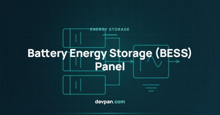 Battery Energy Storage (BESS) Panel: DC Protection, PCS Interface and Safety
