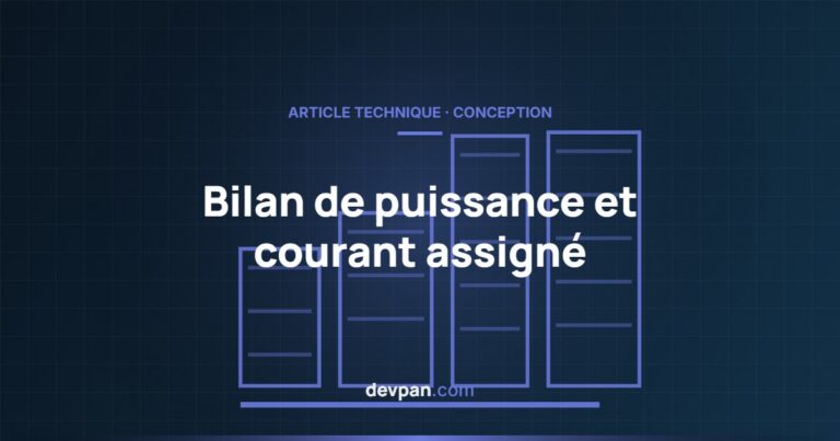 Bilan de puissance et courant assigné : facteurs de charge et de diversité