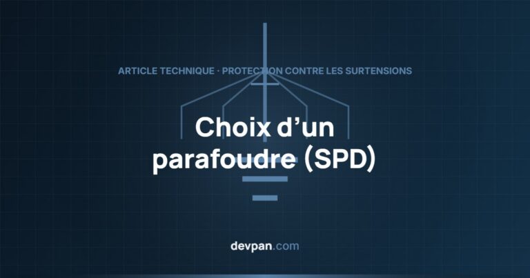 Choix d’un parafoudre (SPD) : différences entre Type 1, Type 2 et Type 3