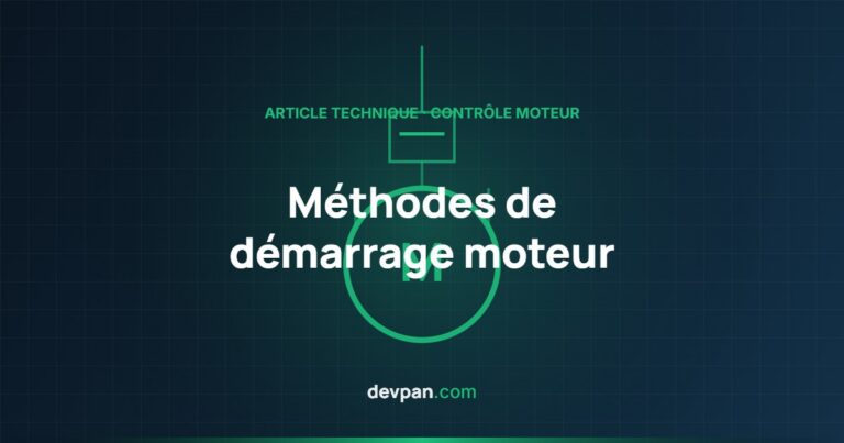 Méthodes de démarrage moteur : direct, étoile-triangle, démarreur progressif et variateur