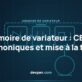 Image de couverture technique montrant le redresseur, le bus continu, l’onduleur et la liaison moteur dans une armoire de variateur de vitesse