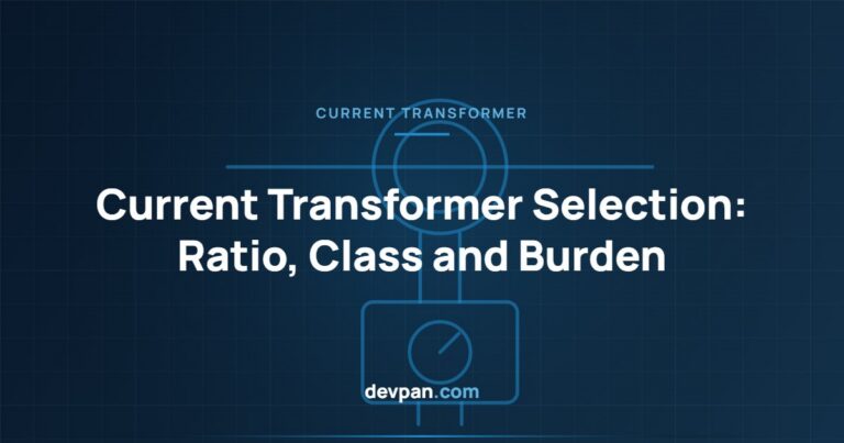 Current Transformer (CT) Selection: Ratio, Accuracy Class, Burden and ALF
