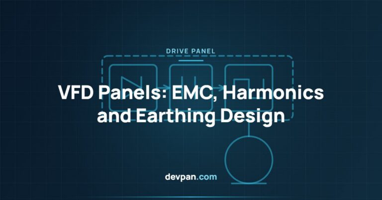 Variable Frequency Drive (VFD) Panels: EMC, Harmonics and Earthing Design