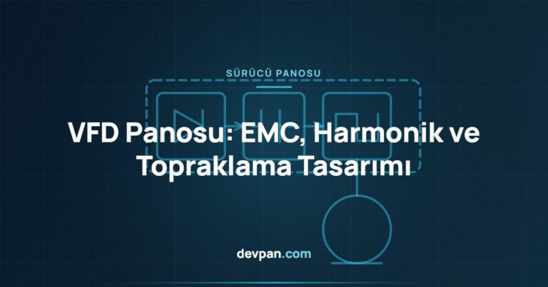 Frekans İnvertörü (VFD) Panosu: EMC, Harmonik ve Topraklama Tasarımı