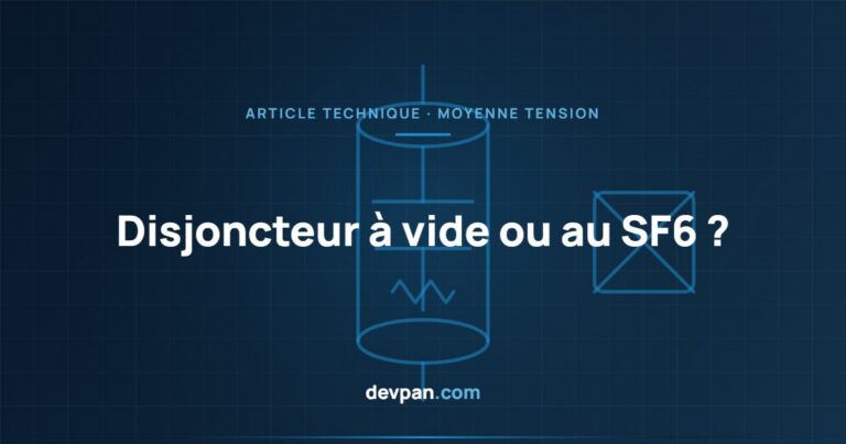 Disjoncteur à vide ou au SF6 ? Technologies de coupure en moyenne tension