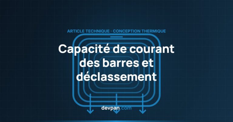 Calcul du déclassement des jeux de barres : comment corriger l’intensité admissible