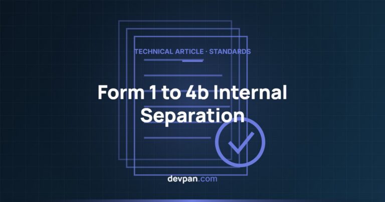 Form 1, 2b, 3b and 4b Internal Separation Explained