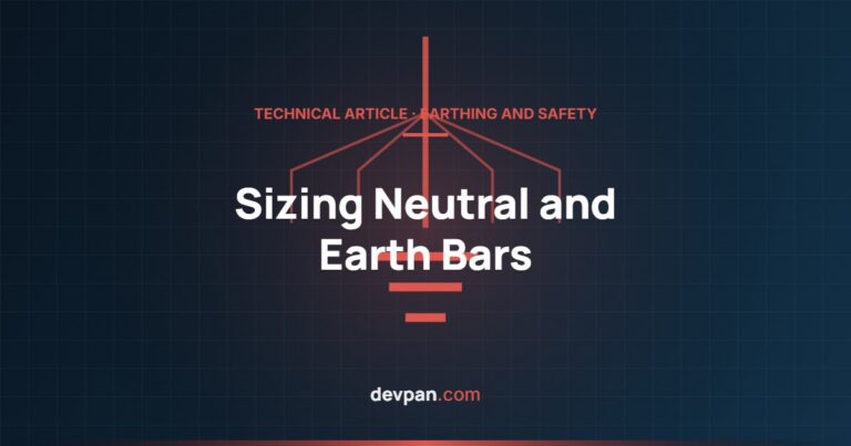 Sizing the Neutral and Earth Bars in a Switchboard