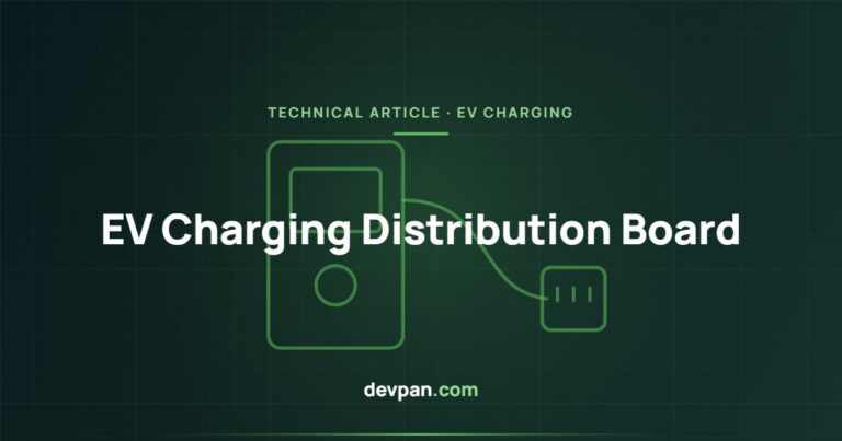EV Charging Station Distribution Board: Protection and Load Management