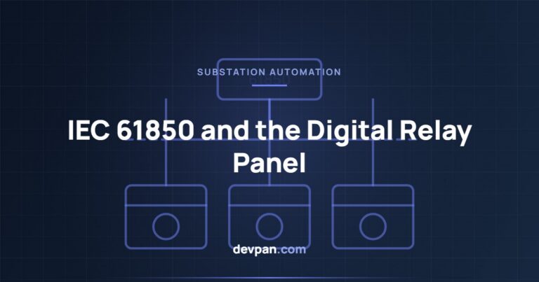 IEC 61850 Substation Automation: Digital Relay Panel and GOOSE Architecture