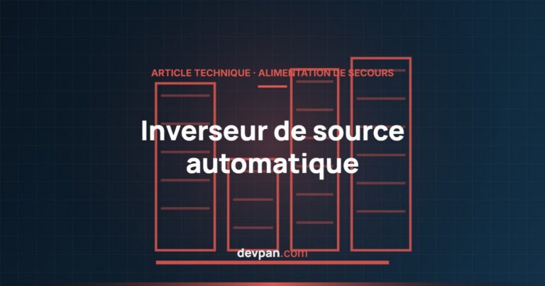 Inverseur de source automatique (ATS) et tableau de couplage groupe électrogène
