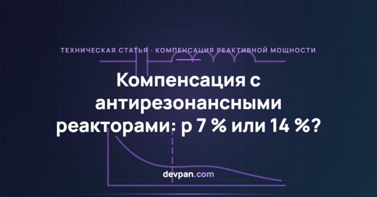Компенсация с антирезонансными реакторами: p 7 % или 14 %?