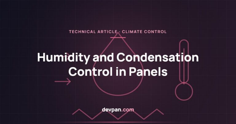 Humidity and Condensation Control in Panels: Heater, Hygrostat and Ventilation