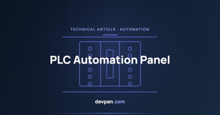 PLC Automation Panel Design: I/O Structure, 24 V DC Supply and Signal Segregation