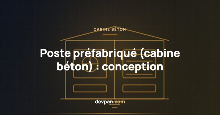 Poste préfabriqué (cabine béton) : guide de conception CEI 62271-202
