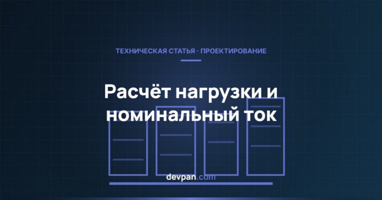 Расчёт нагрузки и номинальный ток щита: коэффициенты спроса и разновременности