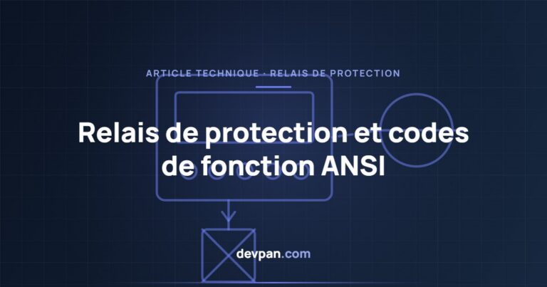 Relais de protection et codes ANSI : fonctions 50/51, 27/59 et 87