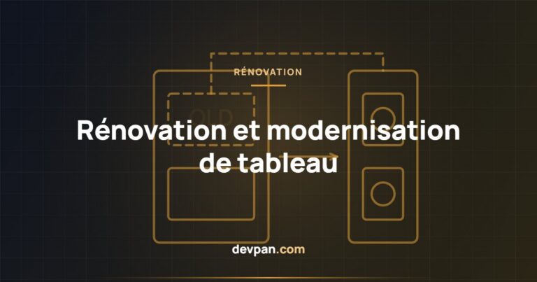 Rénovation et modernisation de tableau : remplacement des disjoncteurs