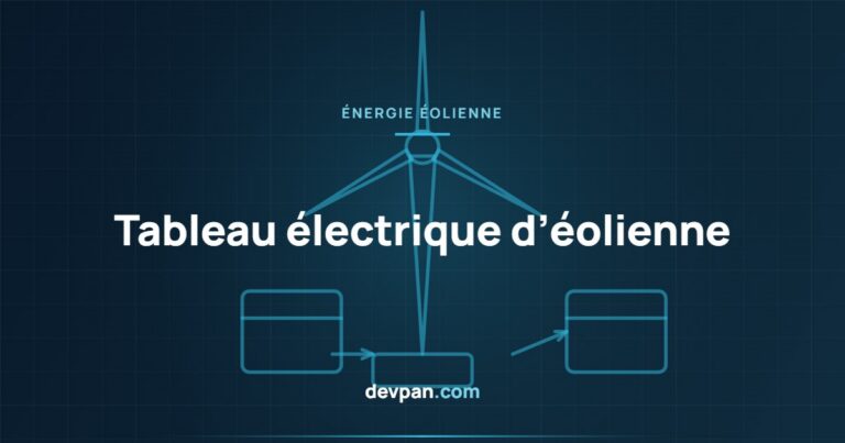 Tableau électrique d’éolienne : distribution en tour, protection et foudre