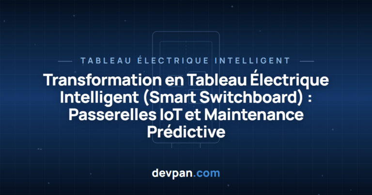 Transformation en Tableau Électrique Intelligent (Smart Switchboard) : Passerelles IoT et Maintenance Prédictive
